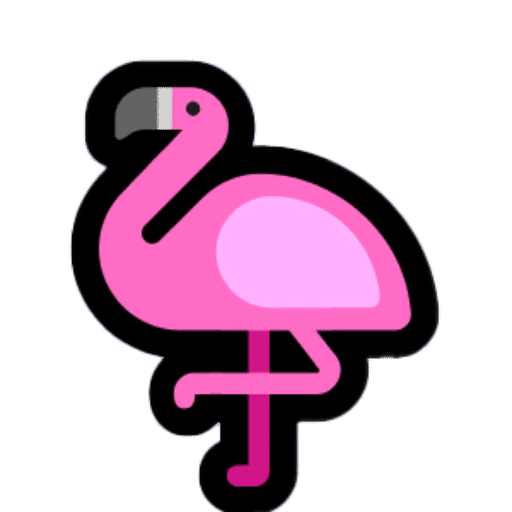 cropped flamingo 2